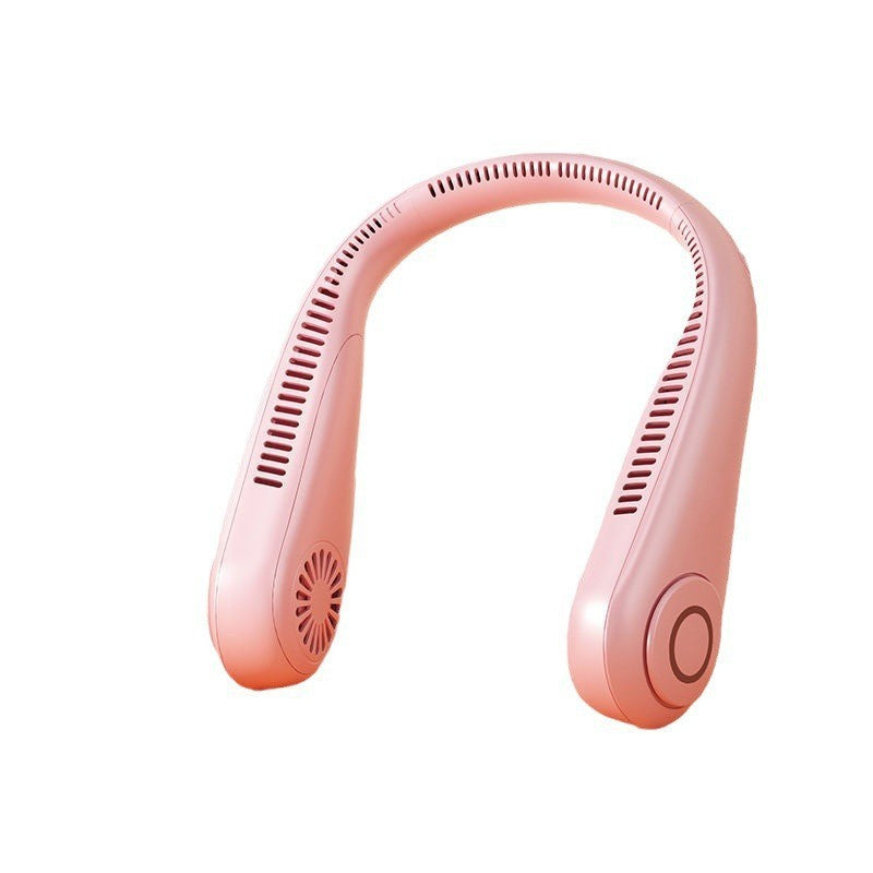 【猛暑対策🔥】静音ネックファン 🌀 USB充電式|小型&軽量|長時間バッテリー🔋