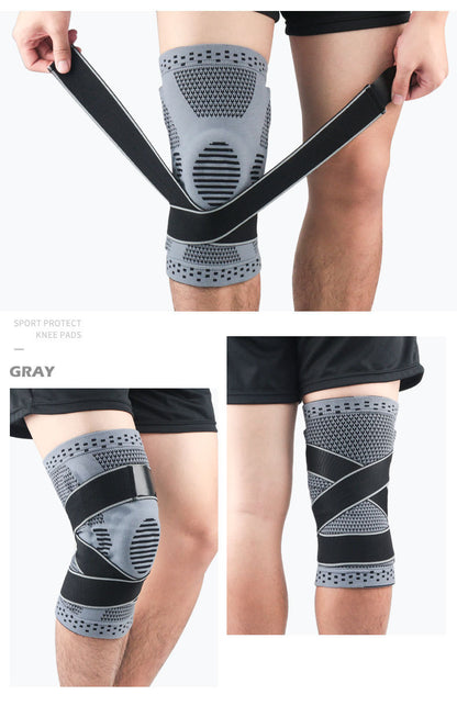 歩行をしっかり支える バネ内蔵 膝サポーター