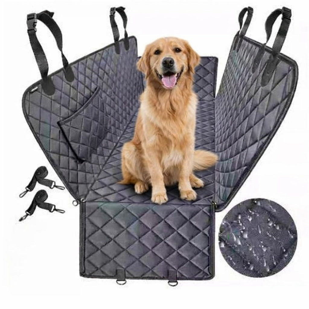 ペット用防水カーシートマット（防汚・引っかき防止・仕切り付き）